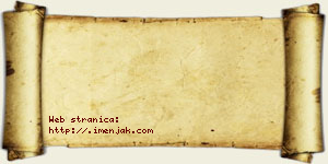 Jana Jovčić vizit kartica